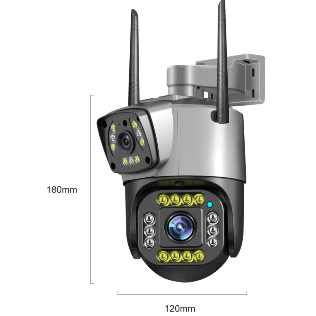 Outdoor Waterproof WiFi 4G Dual Lens High-definition Camera - Image 5