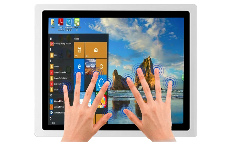 12" 10 15 17 Inch Industrial Panel All In One PC Mini Computer Capacitive Touch with Core i3-3217U Wifi RS232 Com Win 7/10 - Image 13