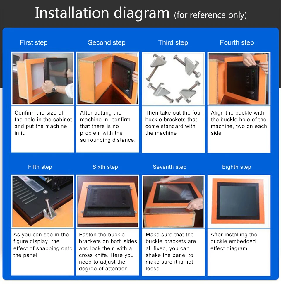 12" 10 15 17 Inch Industrial Panel All In One PC Mini Computer Capacitive Touch with Core i3-3217U Wifi RS232 Com Win 7/10 - Image 19