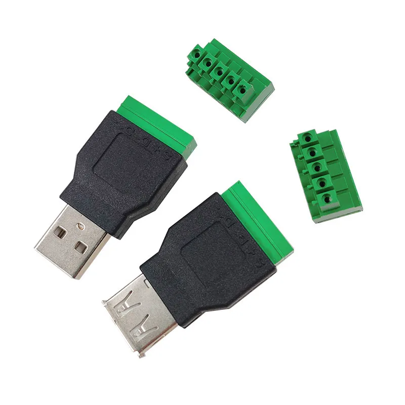 2PCS USB 2.0 solderless plug USB male female computer TV phone keyboard mouse connector USB plug - Image 3