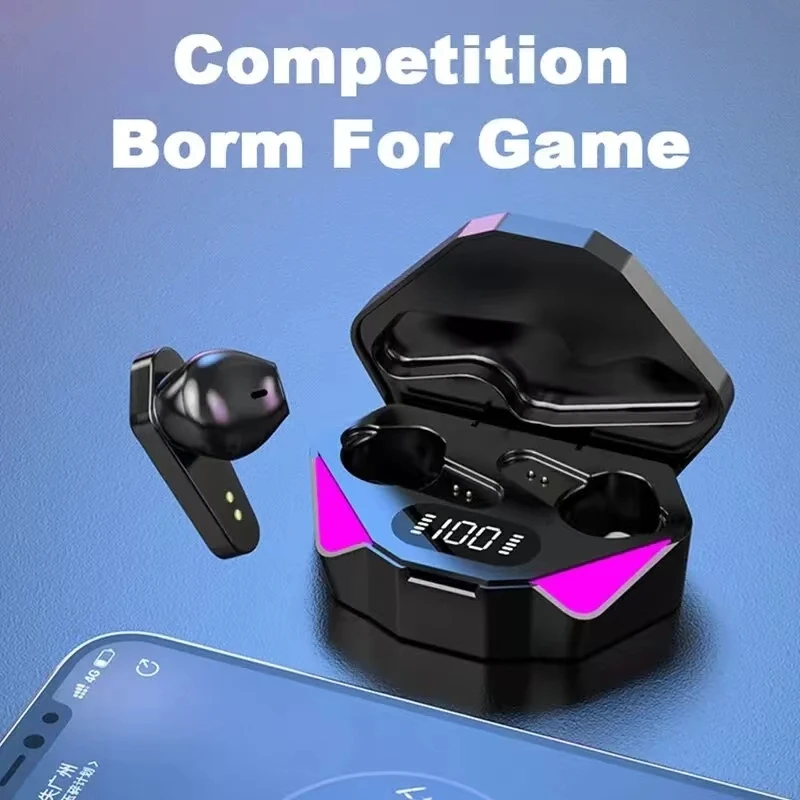 TWS Wireless Bluetooth Headset LED Display Gamer Earbuds with Mic Wireless Headphones Noise Cancelling Bluetooth Earphones X15 - Image 4