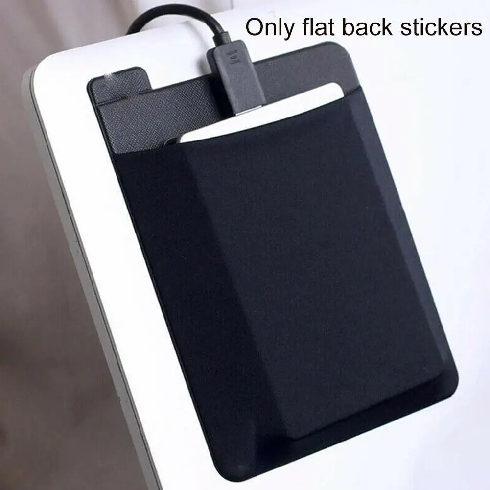 Self Adhesive Laptop Rear Storage Bag for Mouse Digital Hard Drive Pen Pocket Pouch Laptop Accessories - Image 10