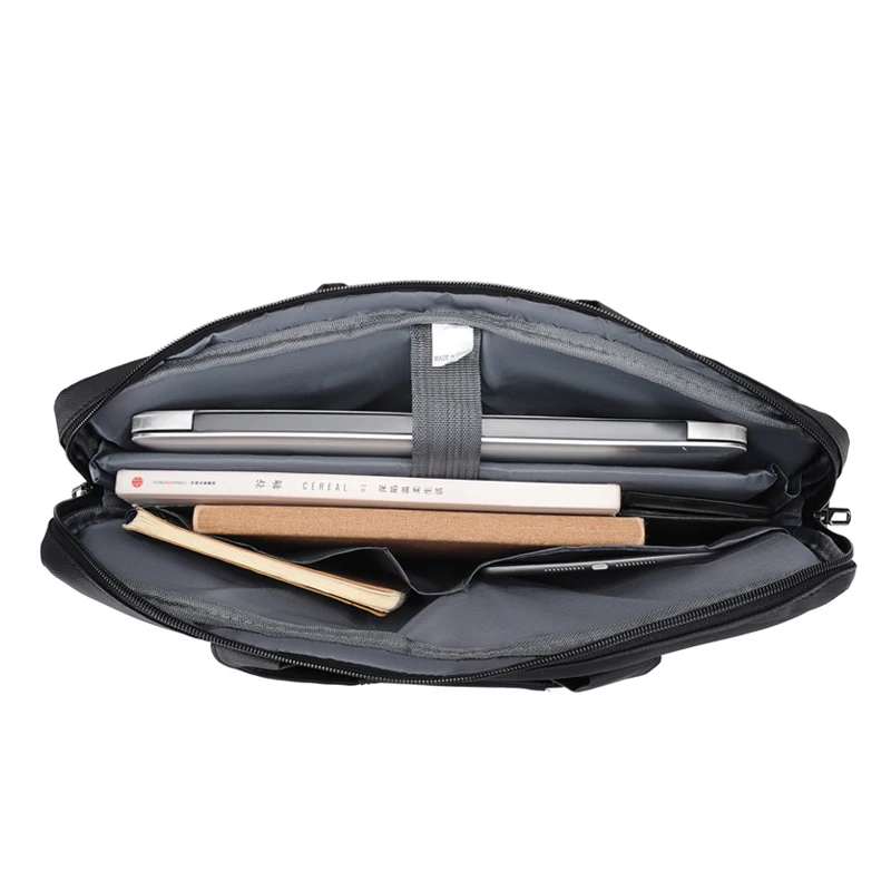 Laptop Tote Bag, Business Briefcase, Adjustable Shoulder Straps, Zipper Closure - Perfect for School, Office and Daily Commute - Image 3