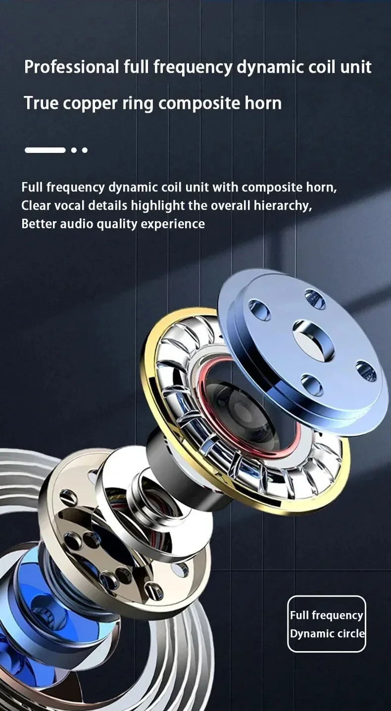 Original Wireless Earphones Ture Wireless Earbuds Ear Hook Sports HiFI Stereo Waterproof Headset With Mic TWS Headphone - Image 13