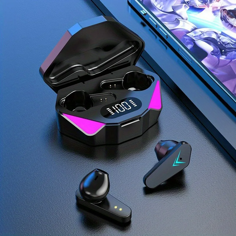 TWS Wireless Bluetooth Headset LED Display Gamer Earbuds with Mic Wireless Headphones Noise Cancelling Bluetooth Earphones X15 - Image 7