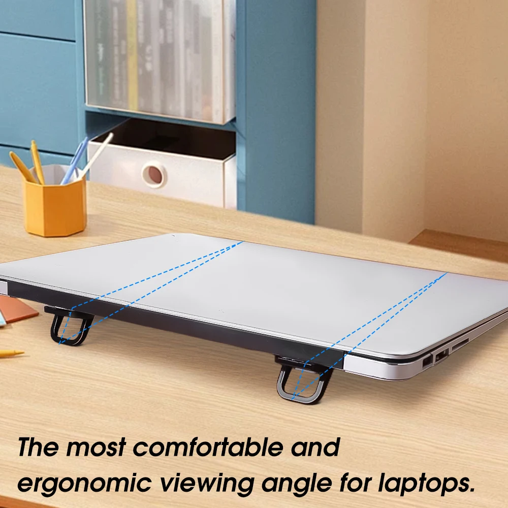 2pcs Keyboard Stands, Mini Laptop Stand for Desk, Portable Laptop Stand Compatible with MacBook Air Pro, Dell XPS, HP More. - Image 14