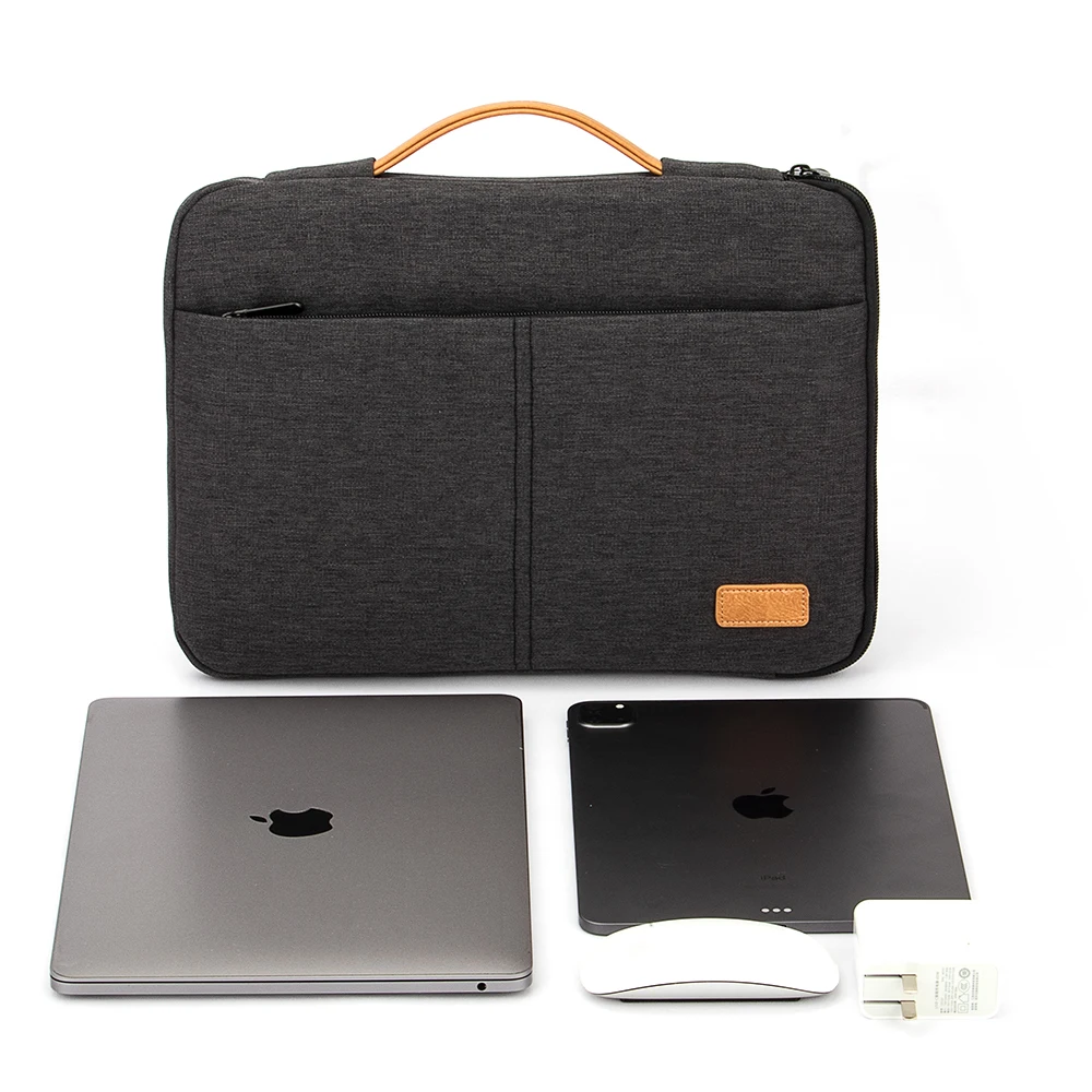Laptop Sleeve Bag 14 15.6 Inch Notebook Pouch For Macbook HP Dell Acer Shockproof Computer Briefcase Travel Business Men Case - Image 5