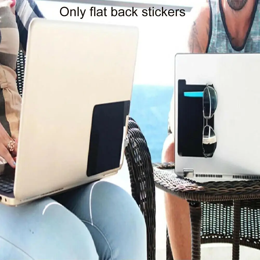 Self Adhesive Laptop Rear Storage Bag for Mouse Digital Hard Drive Pen Pocket Pouch Laptop Accessories - Image 6