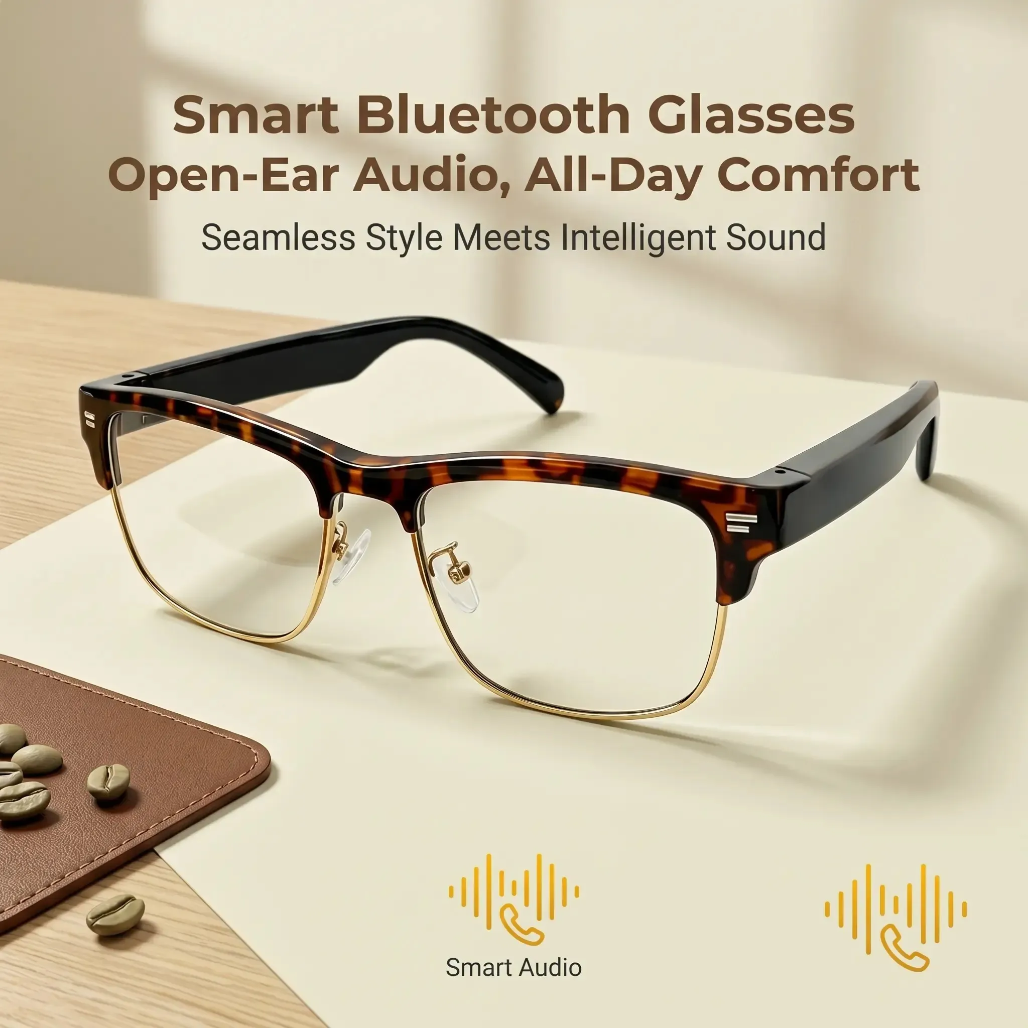 Smart Glasses Ultra-Light Playback Open-Ear Speakers Sunglasses Polarized Lens Smartglasses Bluetooth Glasses for Sports Travel - Image 18