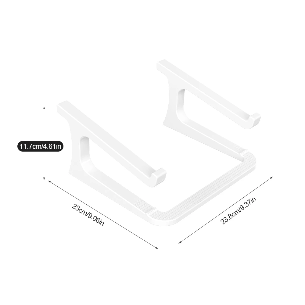 Ergonomic laptop stand with keyboard stand - portable desktop lift, suitable for MacBook, PC, tablet - sturdy - Image 5
