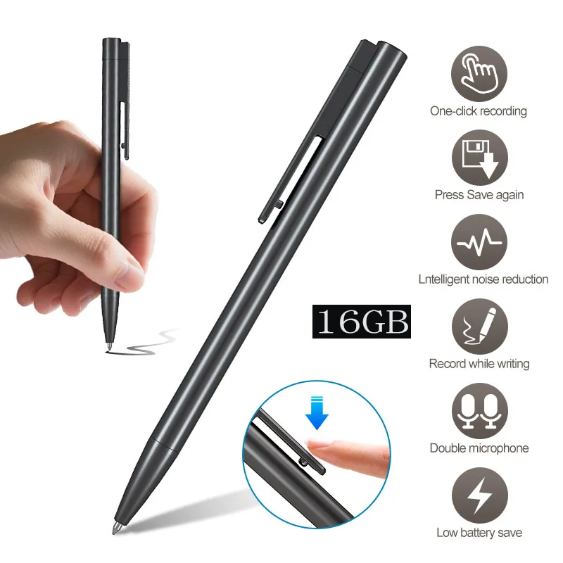 Voice Recorder Professional Recording Pen Voice Recorder Sound Recorder Intelligent Noise Reduction Auto Easy to Use 16G 32G 64G - Image 8