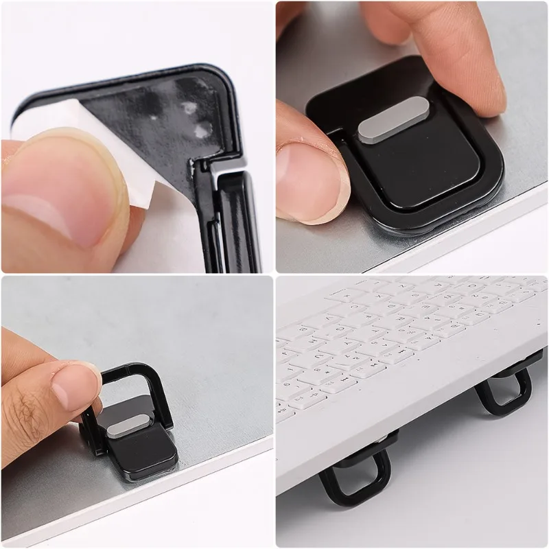 2pcs Keyboard Stands, Mini Laptop Stand for Desk, Portable Laptop Stand Compatible with MacBook Air Pro, Dell XPS, HP More. - Image 5