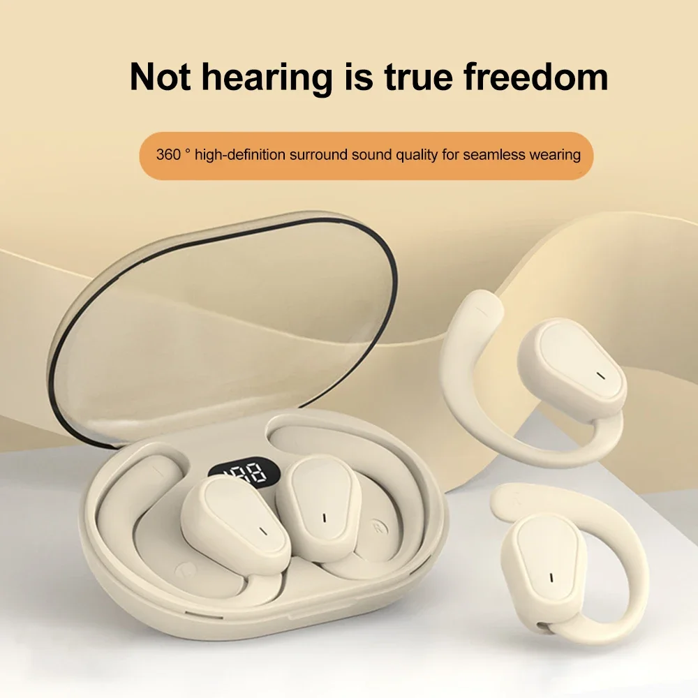 Bluetooth 5.3 Headphones Ear Hook Earphones Wireless Earphones HiFi Stereo Waterproof Headset Noise Reduction Earbuds for Xiaomi - Image 12