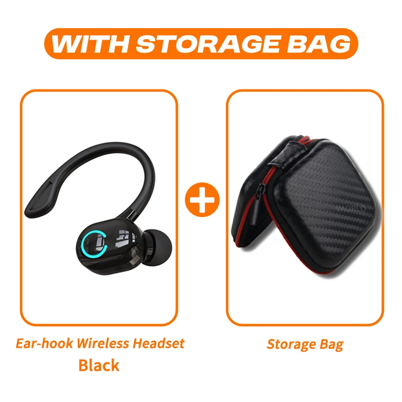 Wireless Bluetooth Earphones HIFI Bass With HD MIC Ear-Hook Earbuds Noise Cancelling Life Waterproof Game Sports Music Headsets - Image 8