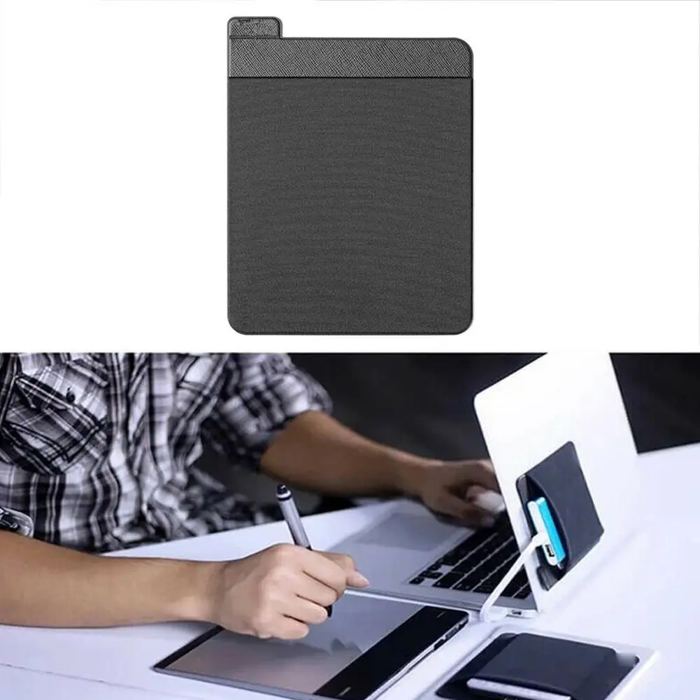 Self Adhesive Laptop Rear Storage Bag for Mouse Digital Hard Drive Pen Pocket Pouch Laptop Accessories - Image 8