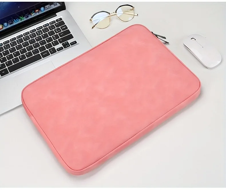 11 13 14 15 Inch Laptop PU Leather Protective Tablet Bag Computer Pouch Case Storage Bags Slim Laptop Sleeve for Macbook Perfect - Image 8