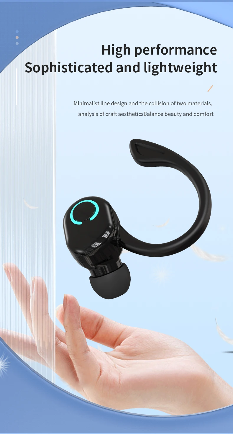 Wireless Bluetooth Earphones HIFI Bass With HD MIC Ear-Hook Earbuds Noise Cancelling Life Waterproof Game Sports Music Headsets - Image 14