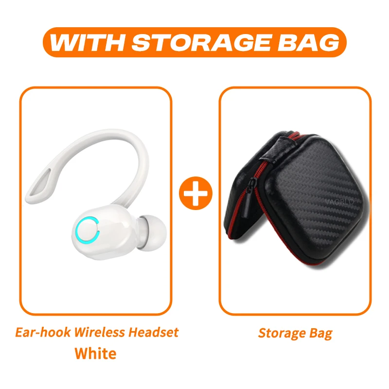 Wireless Bluetooth Earphones HIFI Bass With HD MIC Ear-Hook Earbuds Noise Cancelling Life Waterproof Game Sports Music Headsets - Image 7