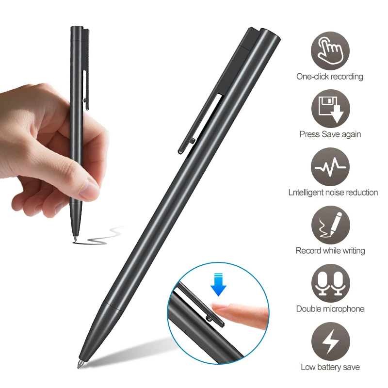 Voice Recorder Professional Recording Pen Voice Recorder Sound Recorder Intelligent Noise Reduction Auto Easy to Use 16G 32G 64G - Image 7