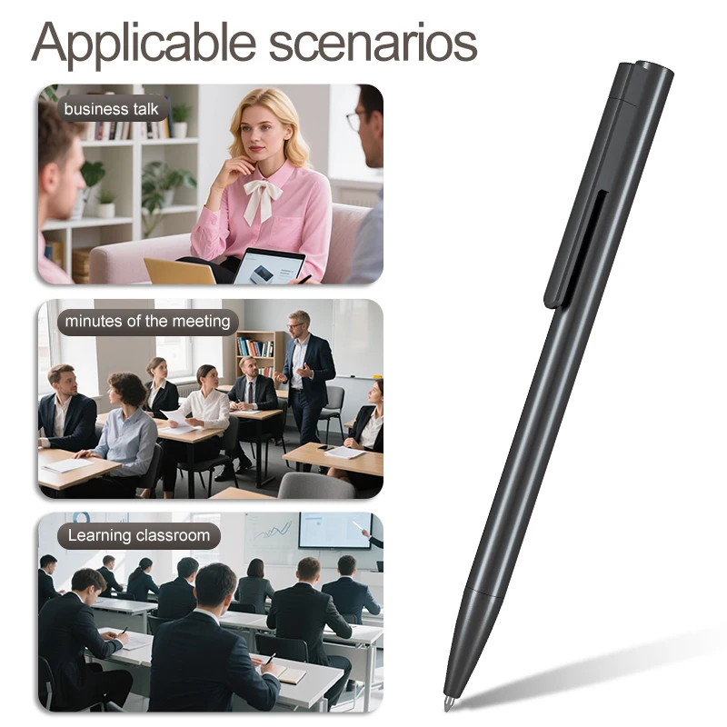Voice Recorder Professional Recording Pen Voice Recorder Sound Recorder Intelligent Noise Reduction Auto Easy to Use 16G 32G 64G - Image 3