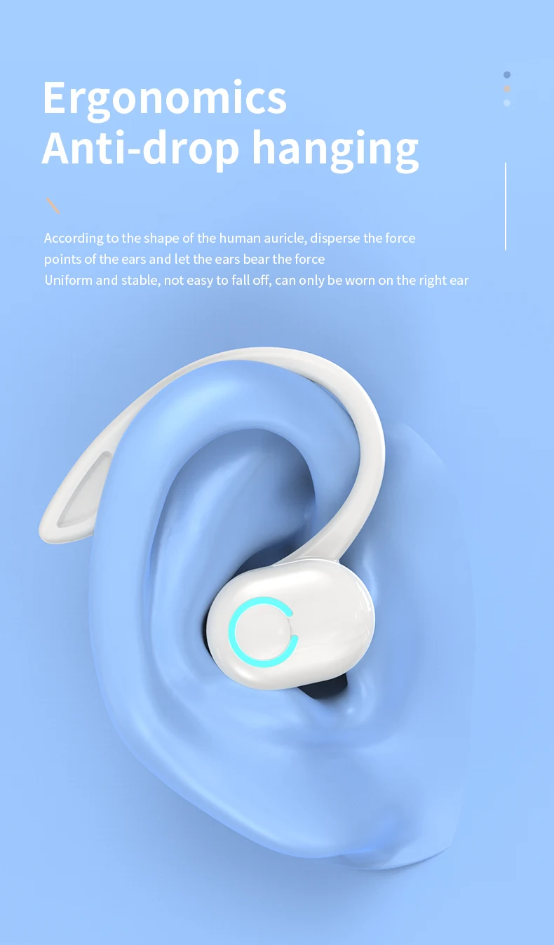 Wireless Bluetooth Earphones HIFI Bass With HD MIC Ear-Hook Earbuds Noise Cancelling Life Waterproof Game Sports Music Headsets - Image 15