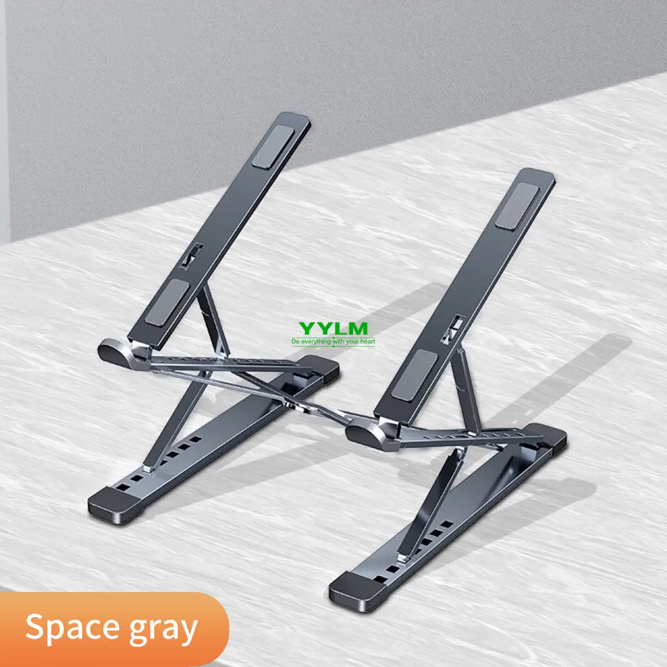 Adjustable Laptop Stand Tablet Bracket Aluminum Alloy Support For MacBook Air Pro Dell XPS HP ASUS Bracket Laptop Tablet Stand - Image 23