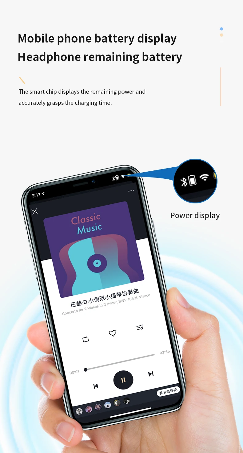 Wireless Bluetooth Earphones HIFI Bass With HD MIC Ear-Hook Earbuds Noise Cancelling Life Waterproof Game Sports Music Headsets - Image 25