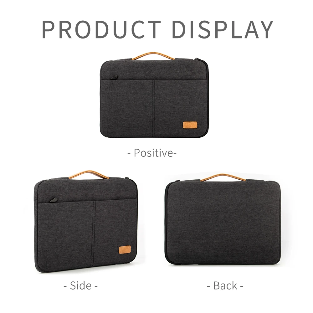 Laptop Sleeve Bag 14 15.6 Inch Notebook Pouch For Macbook HP Dell Acer Shockproof Computer Briefcase Travel Business Men Case - Image 11