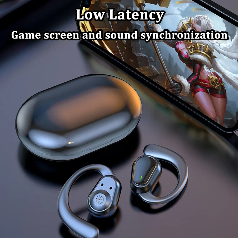 Bluetooth 5.3 Headphones Ear Hook Earphones Wireless Earphones HiFi Stereo Waterproof Headset Noise Reduction Earbuds for Xiaomi - Image 5