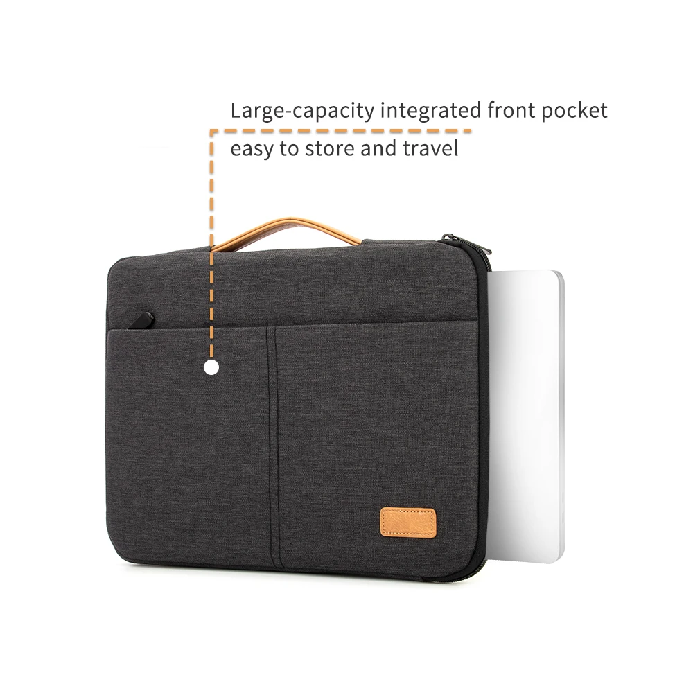 Laptop Sleeve Bag 14 15.6 Inch Notebook Pouch For Macbook HP Dell Acer Shockproof Computer Briefcase Travel Business Men Case - Image 15