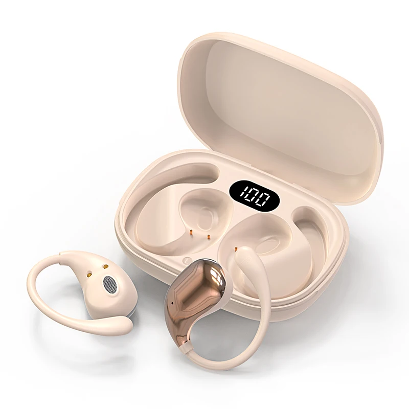 Bluetooth 5.4 Ear Hook Headphones TWS Wireless Earphones HiFi Stereo Waterproof Headsets LED Display Long Standby Touch Earbuds - Image 8