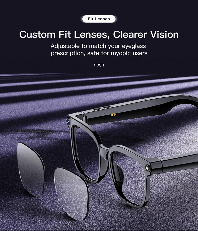 2026 New Smart AI Glasses 1080P HD Video Record Camera ChatGPT Bluetooth Call 32GB ROM Language Translation Music Sunglasses Men - Image 14