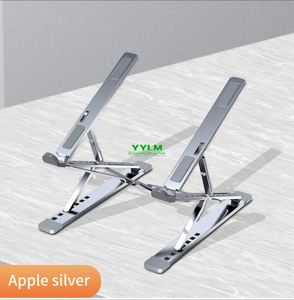 Adjustable Laptop Stand Tablet Bracket Aluminum Alloy Support For MacBook Air Pro Dell XPS HP ASUS Bracket Laptop Tablet Stand - Image 22