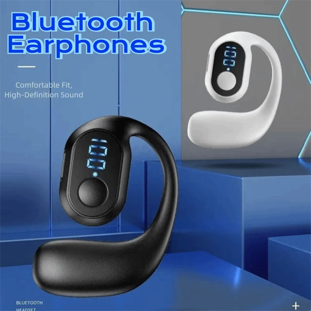 Ear Hook Wireless Earphones Bluetooth 5.3 Mini Handsfree Waterproof Sport Music Headset Single Earbuds OWS Headphone HiFi Music - Image 5