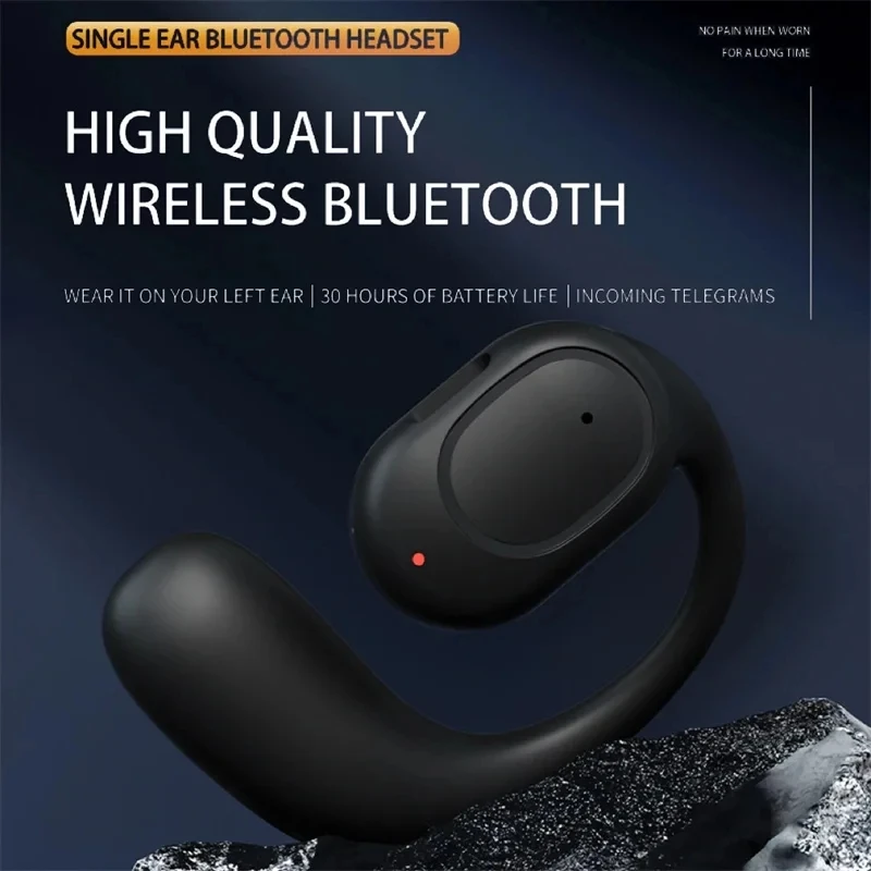 Wireless Headphones Bluetooth Headset With Microphone Bone Conduction Handsfree Noise Canceling Earphones For Driving Audifonos - Image 6