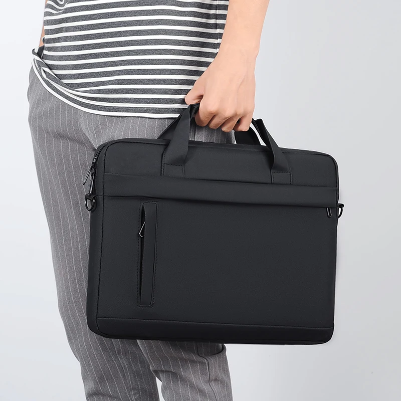 Laptop Tote Bag, Business Briefcase, Adjustable Shoulder Straps, Zipper Closure - Perfect for School, Office and Daily Commute - Image 6