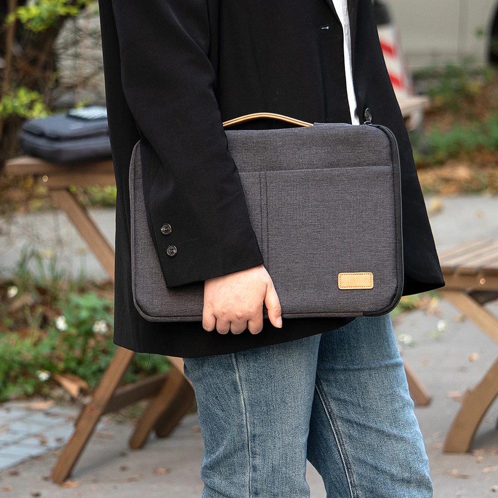 Laptop Sleeve Bag 14 15.6 Inch Notebook Pouch For Macbook HP Dell Acer Shockproof Computer Briefcase Travel Business Men Case - Image 6