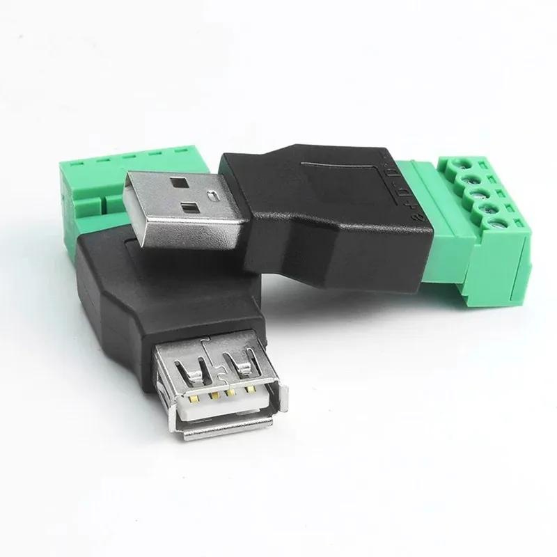 2PCS USB 2.0 solderless plug USB male female computer TV phone keyboard mouse connector USB plug - Image 5