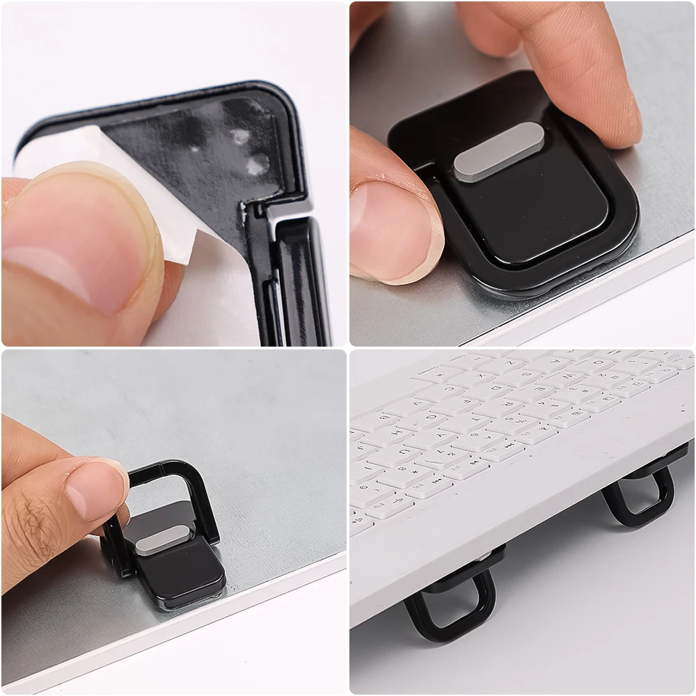 2pcs Keyboard Stands, Mini Laptop Stand for Desk, Portable Laptop Stand Compatible with MacBook Air Pro, Dell XPS, HP More. - Image 12