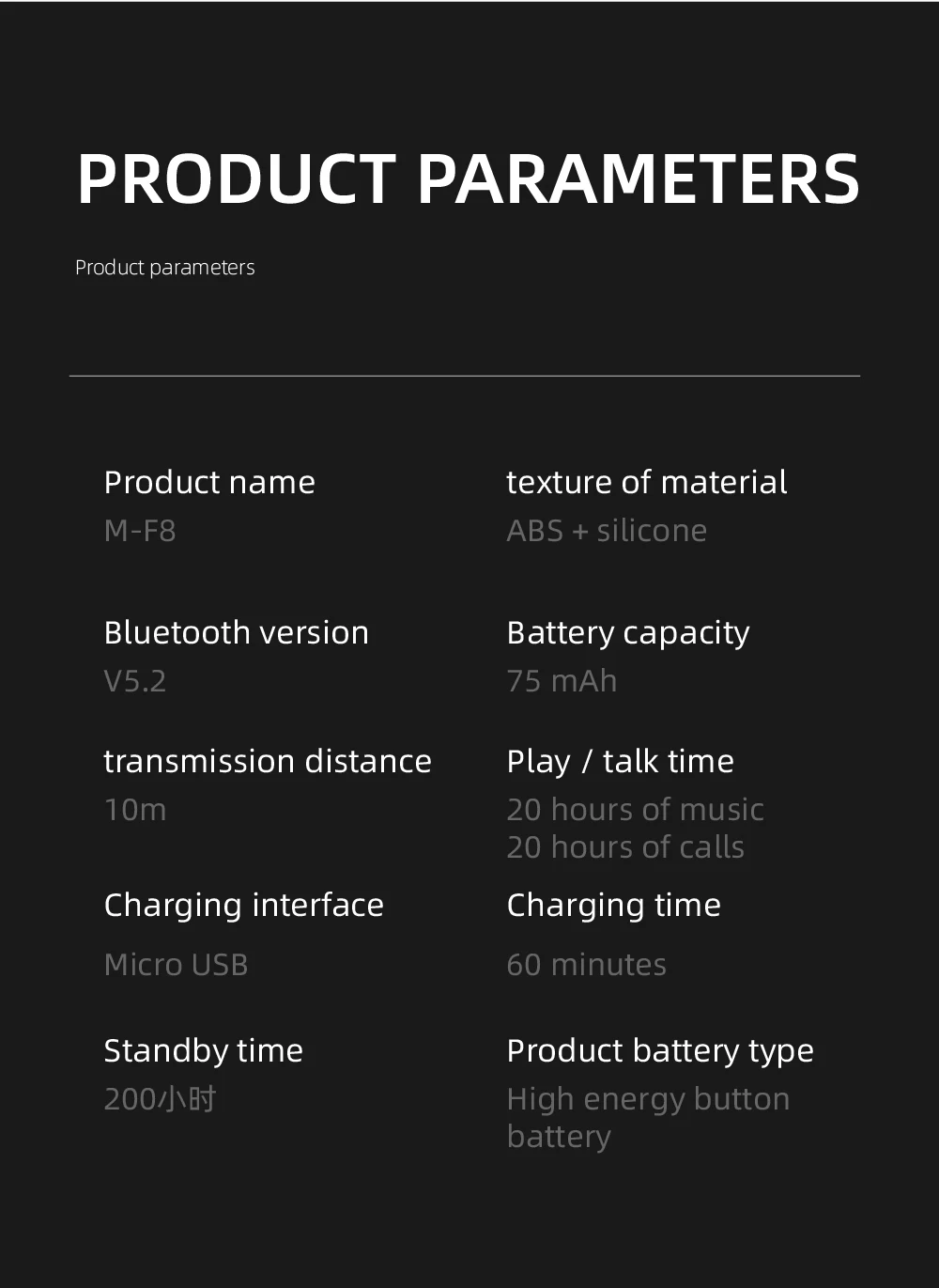 Bluetooth 5.2 Earphone Waterproof Wireless Headphones with Mic Mini Ear Hooks HiFi Stereo Music Earbuds for Phone - Image 26
